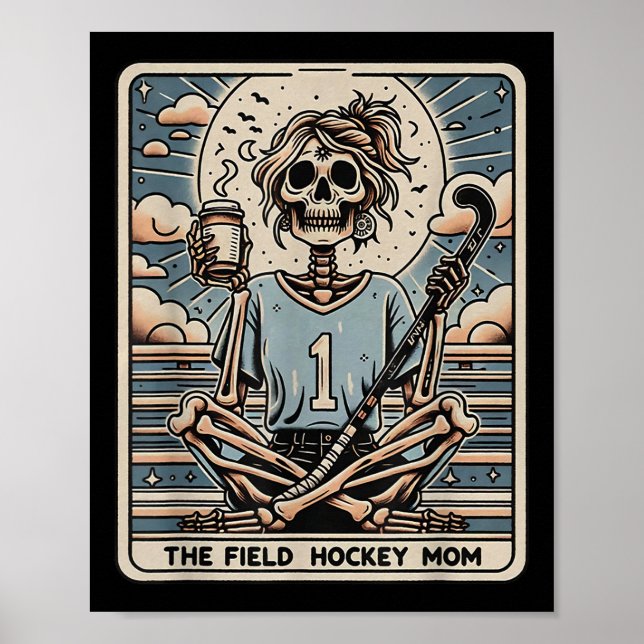 Field Hockey Mamma Tarrot-kort Poster (Framsidan)