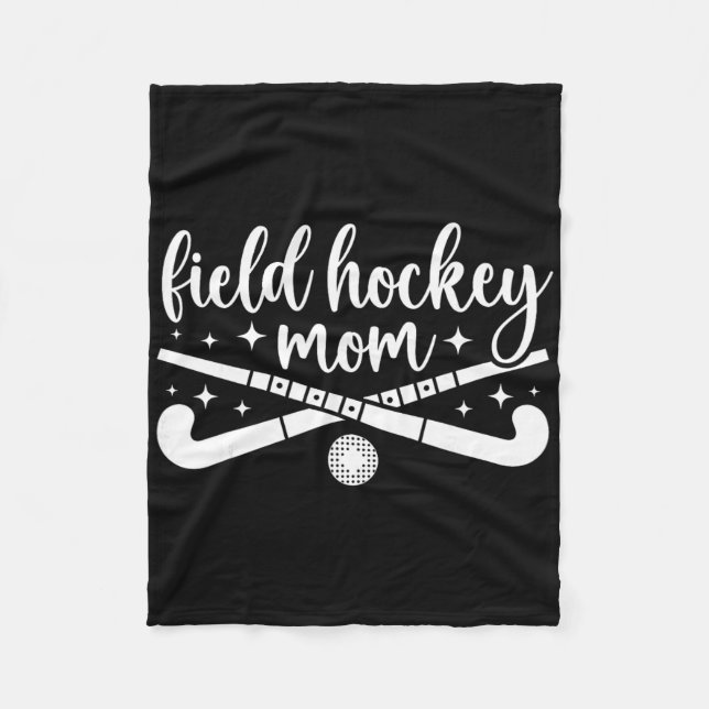 Field Hockey Mom Field Hockey Player Mom Field Hoc Fleecefilt (Framsidan)