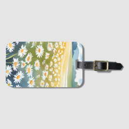Field of Daisies | Flower Meadow Floral Painting  Bagagebricka