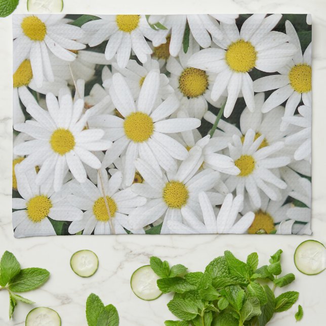Field of Daisies Kökshandduk (Vikta)