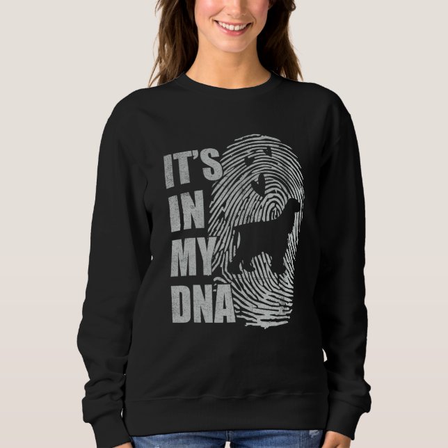 Field Spaniel DNA Dog Mom Dad Dog T Shirt (Framsida)