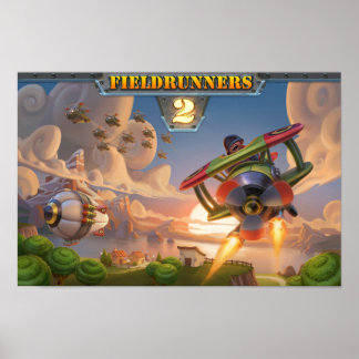 Fieldrunners 2 - Ta till Himlar Poster