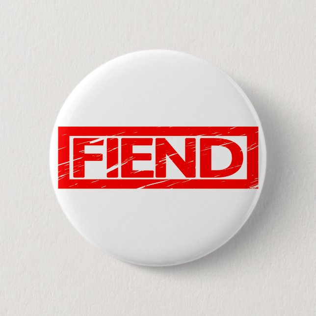 Fiend Frimärke Knapp (Framsida)