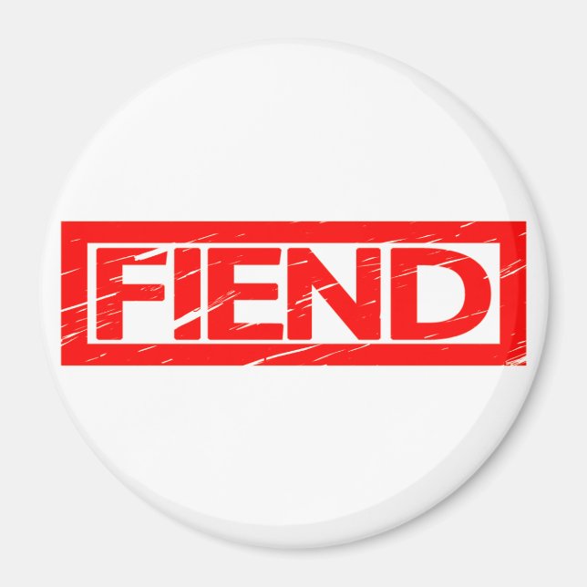 Fiend Frimärke Magnet (Framsidan)