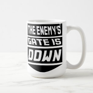 Fiende grind är besegrar kaffemugg