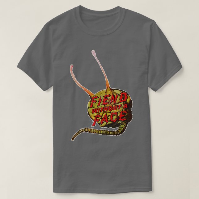 Fiende utan Ansikte Cult Classic Horror T Shirt (Design framsida)
