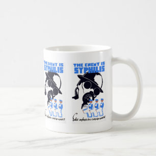 Fienden är Syfililis Kaffemugg