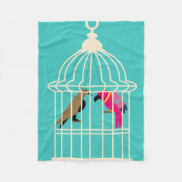 Fiender i samma hus fleecefilt