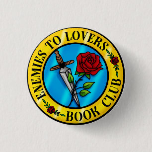 Fiender till Älskare Bok Klubb Badge Knapp