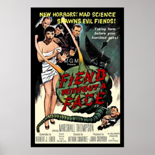 FIENDER UTAN ANSIKTE POSTER