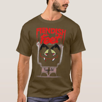 Fiendish Feet Fangs A Lot T Shirt
