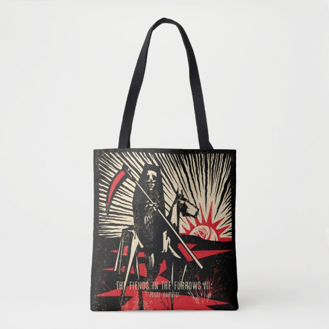 Fiends in the Furrows III Tote Tygkasse (Framsida)