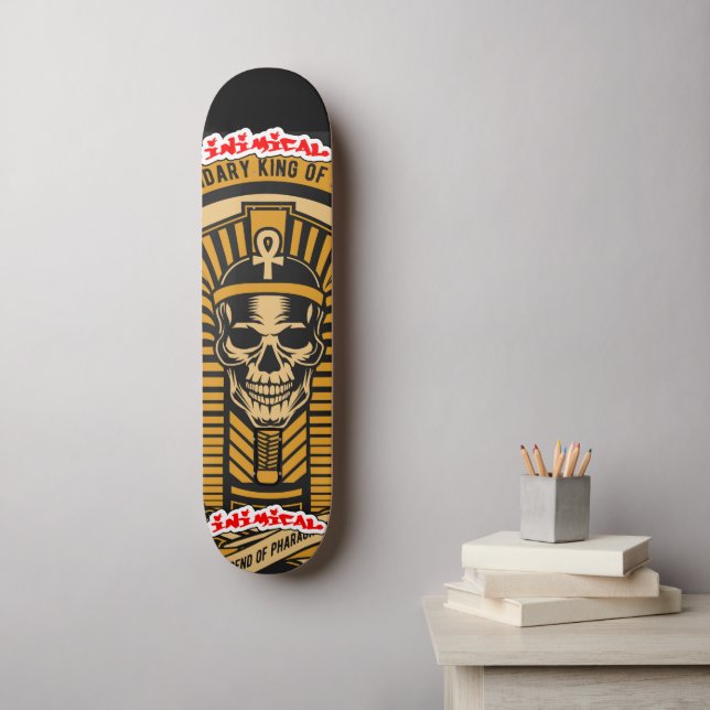 Fientlig farao kungs skateboard (Väggkonst)