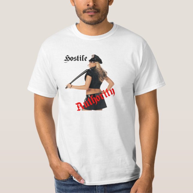 Fientligt ta över tee shirt (Framsida)