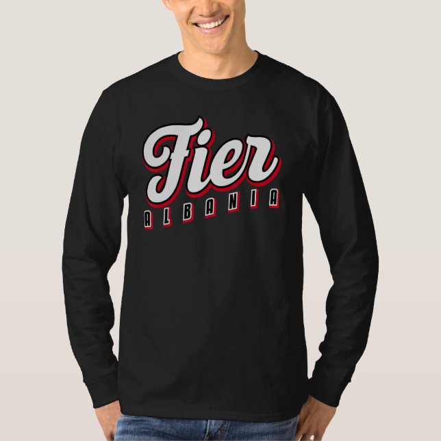 Fier Albania T Shirt (Framsida)