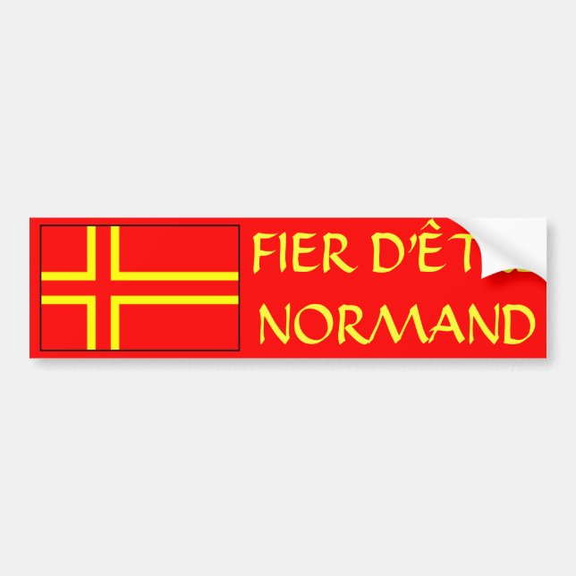Fier d'être normand bildekal (Framsidan)