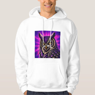Fierc Owl Vintage Wildlife Hoodie