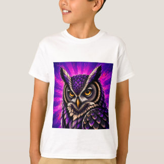 Fierc Owl Vintage Wildlife T Shirt