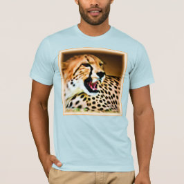 "Fierce and Fiery Cheetah Design". Köp nu T Shirt