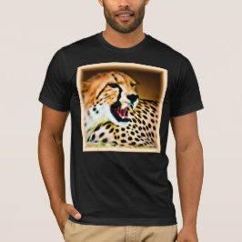 "Fierce and Fiery Cheetah Design". Köp nu T Shirt