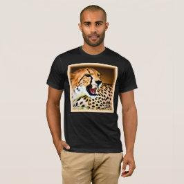 "Fierce and Fiery Cheetah Design". Köp nu T Shirt