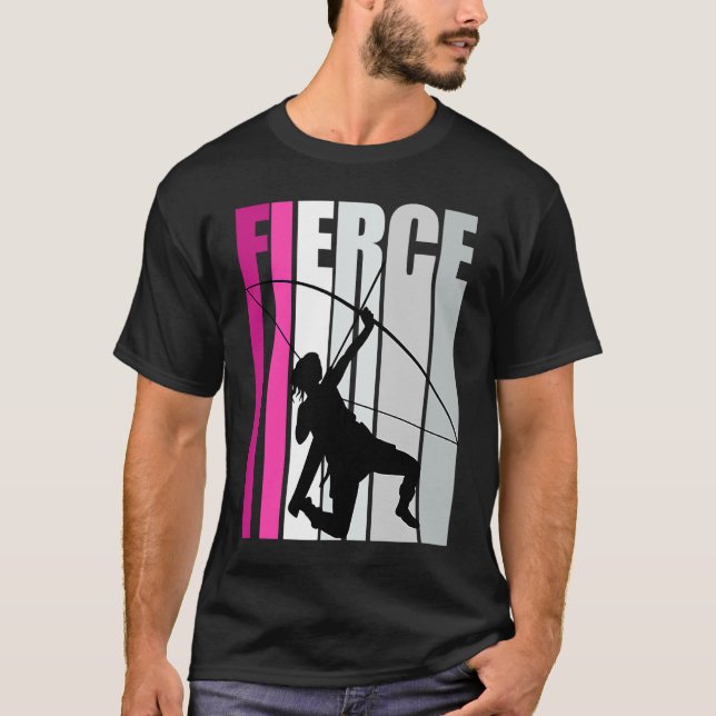Fierce Archery Birthday Colorful Bow Arrow Practic T Shirt (Framsida)