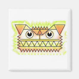 Fierce, Arg Hund Magnet