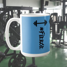 #Fierce Barbell Mugg