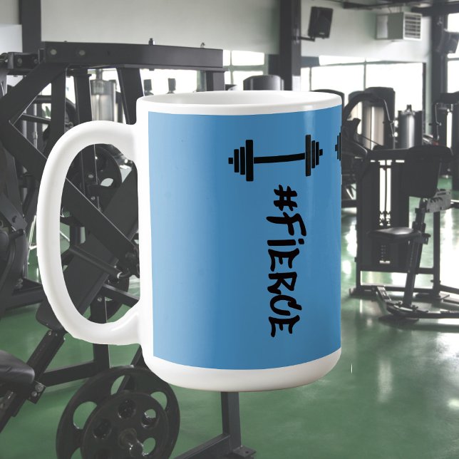#Fierce Barbell Mugg (Skapare uppladdad)