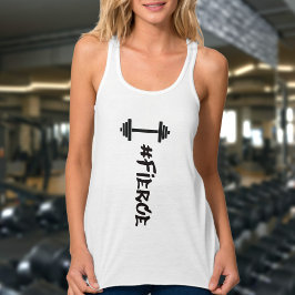 #Fierce Barbell Tanktop Linne Med Racerback