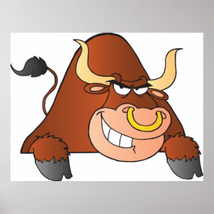 Fierce Bull Poster