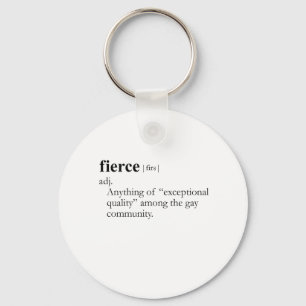 FIERCE (definition) Nyckelring