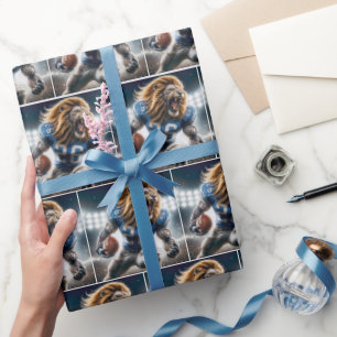 Fierce Detroit Lejon #26 Fotbollsspelare Presentpapper