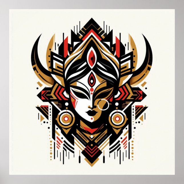 Fierce & Divine - Goddes Durga's Power Poster (Framsidan)