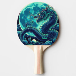 Fierce Dragon in Moonlight Personalized Pingisracket