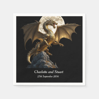 Fierce Dragon Rearing Pappersservett