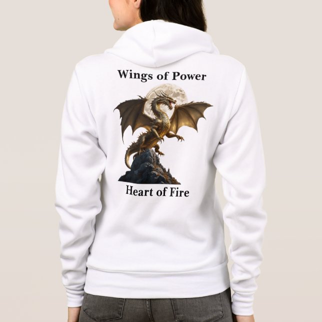 Fierce Dragon Rearing T Shirt (Baksida)