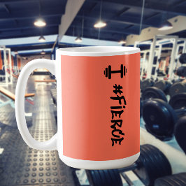 #Fierce Dumbbell Mugg