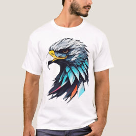 Fierce Eagle Art Design. T Shirt