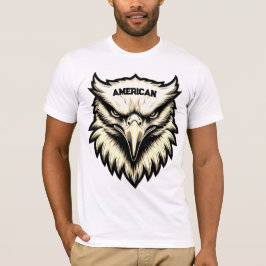 Fierce Eagle Head Anpassningsbar American T-Shirt