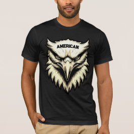 Fierce Eagle Head Anpassningsbar American T-Shirt