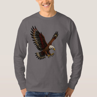 Fierce Eagle under flygning T Shirt