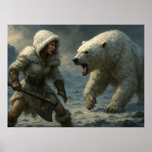 Fierce Encounter in the Arctic Poster (Framsidan)