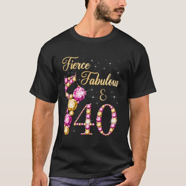 Fierce Fabulous 40 Ballet Dancer Py T Shirt (Framsida)