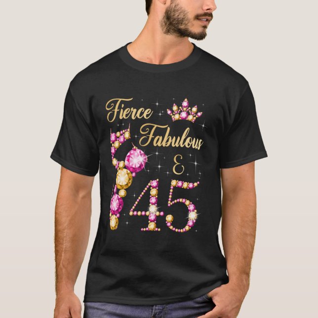 Fierce Fabulous 45 Ballet Dancer Py T Shirt (Framsida)