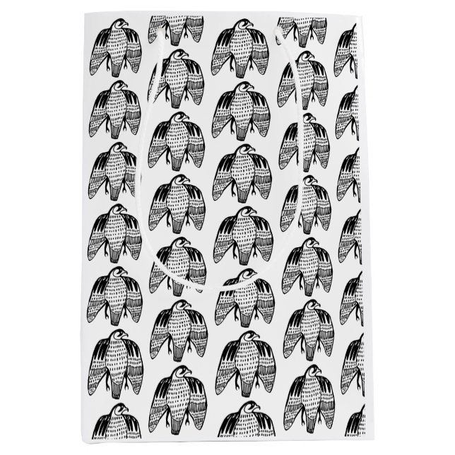 Fierce Falcons svart på vitt (Framsidan)