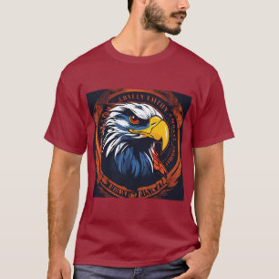 Fierce & Feminine Eagle: djärv Harley-inspirerad T Shirt
