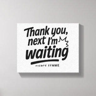 FIERCE FEMME - Startar Canvas Wall Art for Women