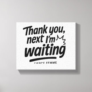 FIERCE FEMME - Startar Canvas Wall Art for Women