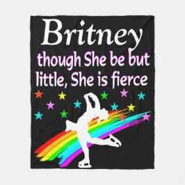 FIERCE FIGUR SKATING PERSONLIG FLEECE BLANKET